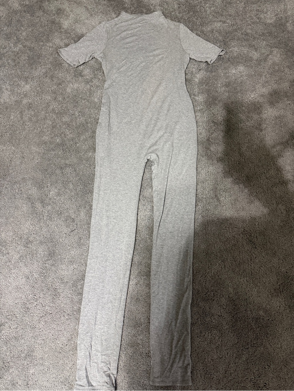 Stretch Jersey Grey Jumpsuit for Women